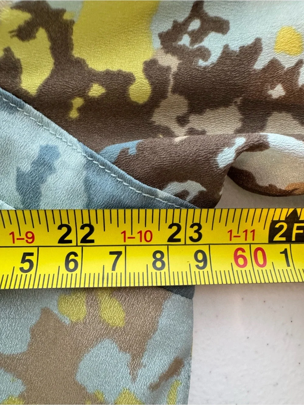 Dash by Kardashian Abstract Camo Satin Button Front Blouse XL Y2K Utility Shirt